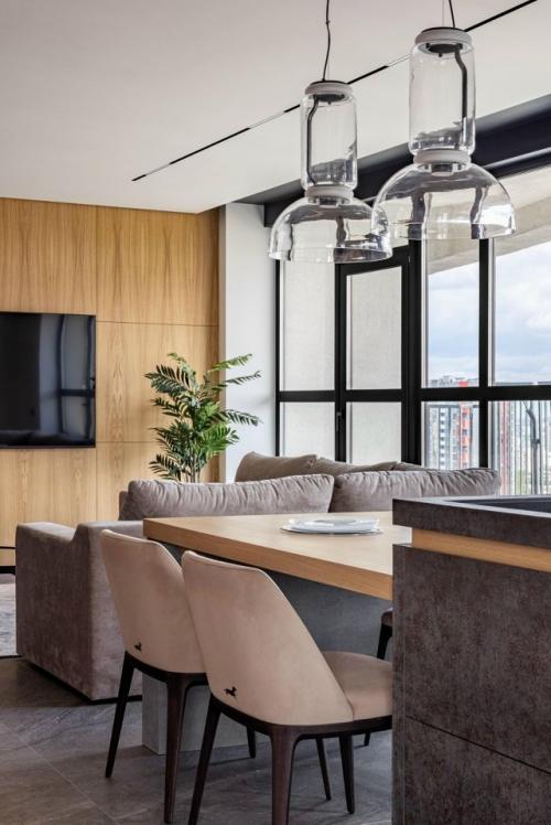 Дизайнер Кристина Потоцкая показывает, как сложная геометрия квартиры может стать преимуществом, а не проблемой. 07