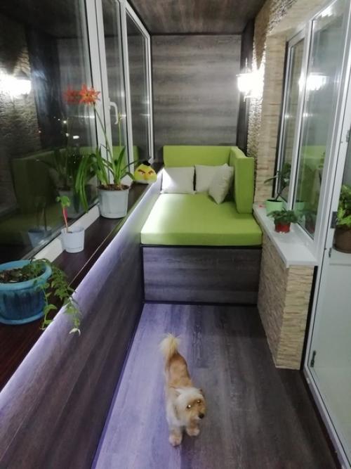 Наконец - то уговорила мужа на ремонт на балконе. 07