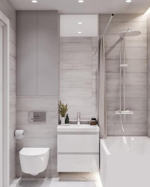 Два варианта обустройства совмещенного санузла. 04