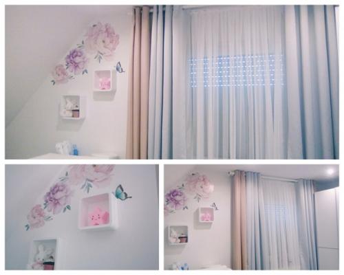 Закончили ремонт детской в новом доме, дочке 7 месяцев.