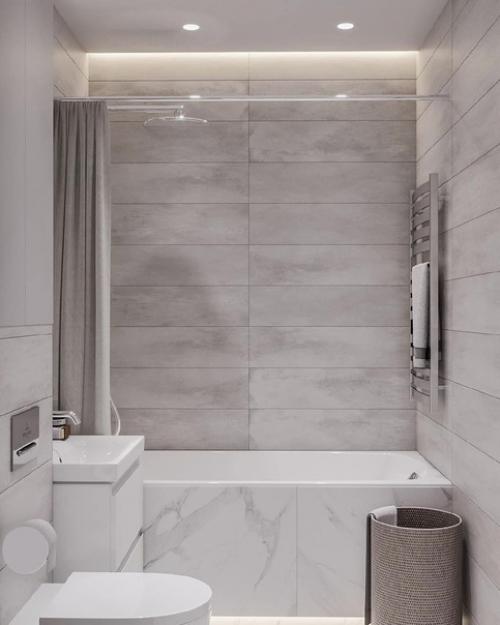 Два варианта обустройства совмещенного санузла. 05