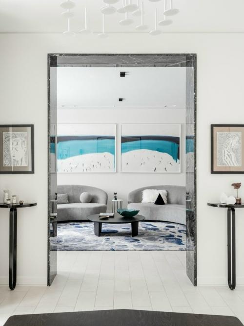 Дом для молодой пары, которая много путешествует и коллекционирует современное искусство. 06