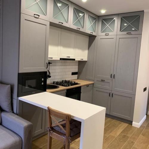 Интерьер кухни - гостиной. 03