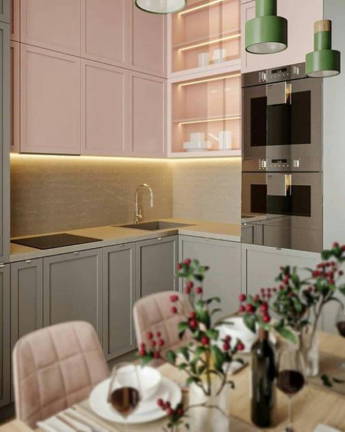 Роскошный дизайн кухни - гостиной! 01