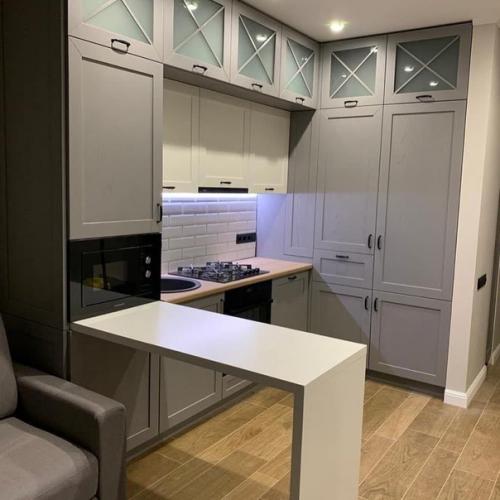 Интерьер кухни - гостиной.