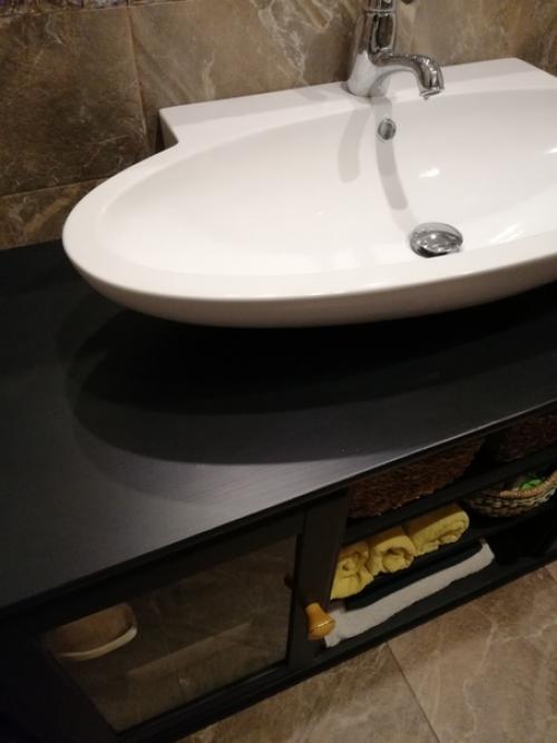 Переделка старой икеевской тумбы под тв. 05