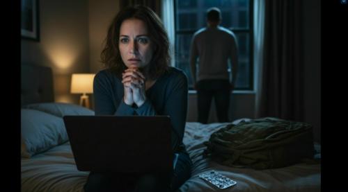 Перебирала его вещи и в рюкзаке наткнулась на пустую упаковку от каких-то таблеток.  