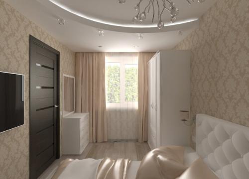 Решили с мужем сделать ремонт в спальне по такому проекту. 02