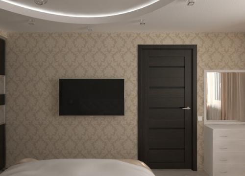 Решили с мужем сделать ремонт в спальне по такому проекту. 01