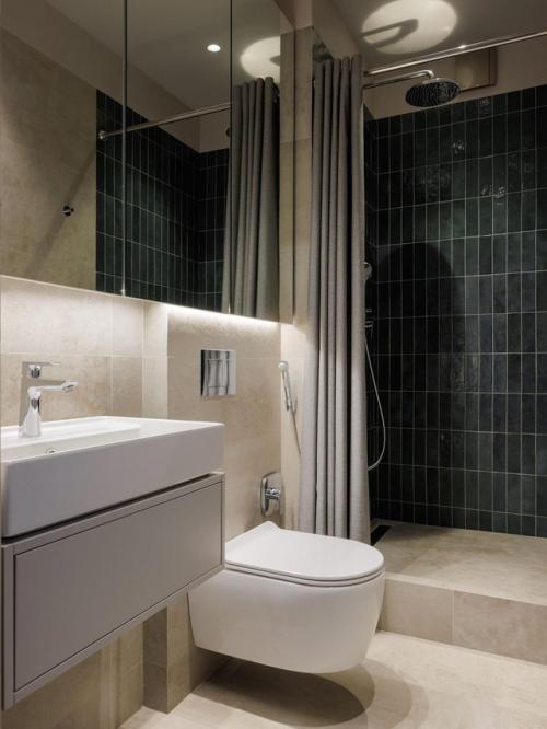 Интерьер без белого: когда цвет - необходимость. 06