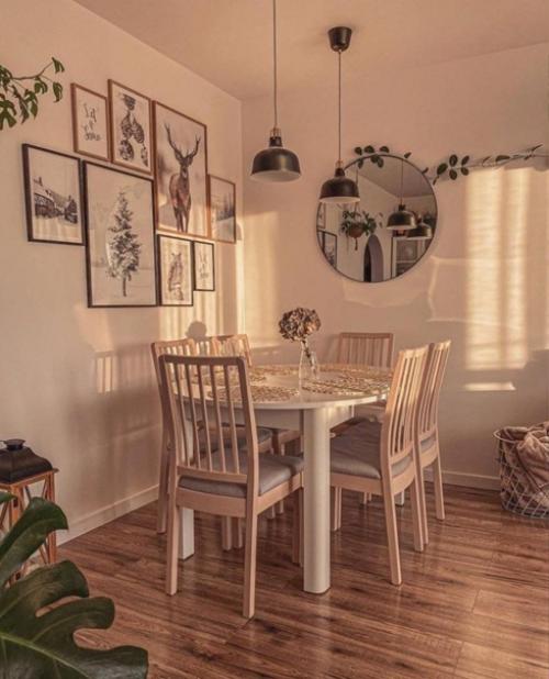 Теплый солнечный свет уюта этой кухне и гостиной добавляет. 01