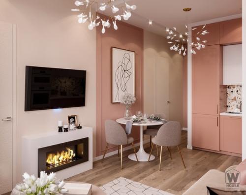 Какое нестандартное цветовое решение для кухни. 01