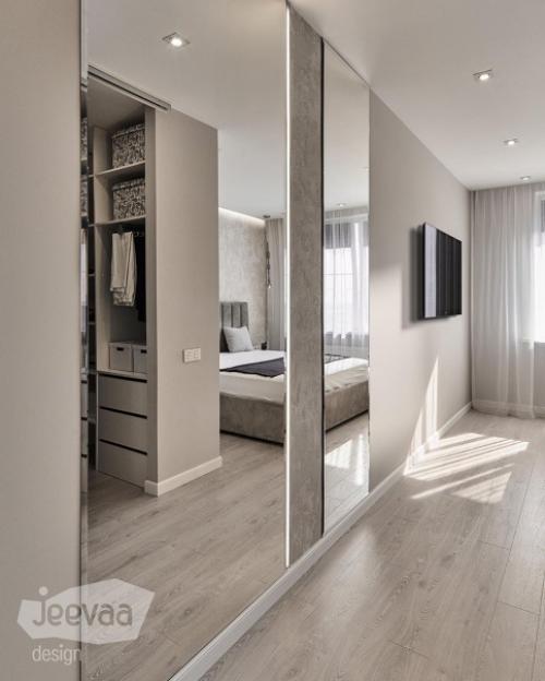 Два варианта обустройства спальни. 06