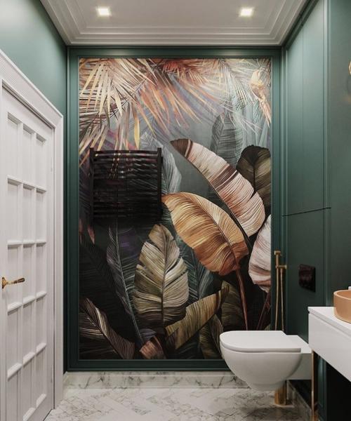 Нестандартный подход к оформлению санузла. 01