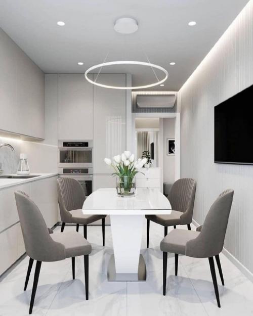 Когда весь ремонт в одной цветовой гамме выполнен.