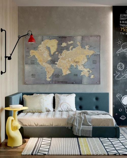 Дизайн - проект комнаты для школьника. 03