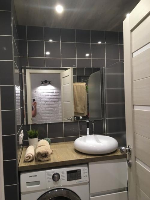 Мой дебют насмотрелся видеороликов в интернете и рашил самостоятельно сделать ремонт в санузле. 01