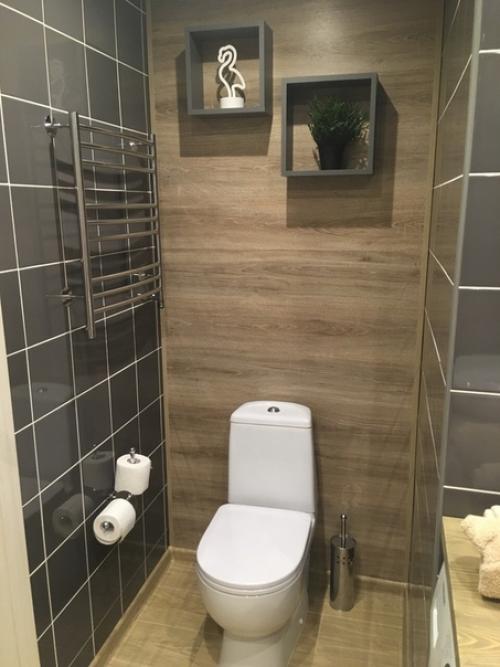 Мой дебют насмотрелся видеороликов в интернете и рашил самостоятельно сделать ремонт в санузле. 03