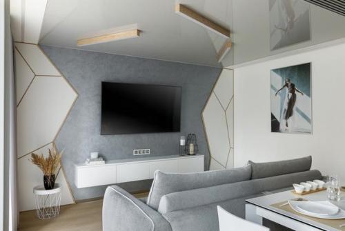 Минималистичная кухня в старом доме от дизайнера Асии Орловой. 02