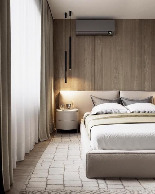 Лаконичный дизайн спальни. 01