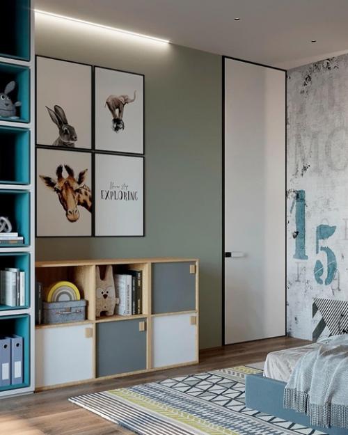 Дизайн - проект комнаты для школьника. 08