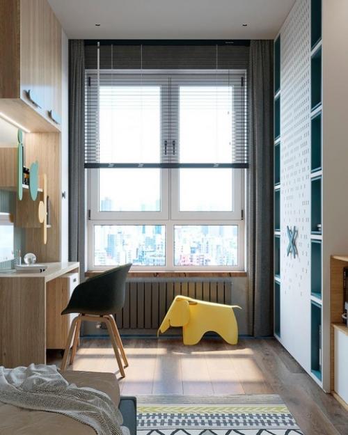 Дизайн - проект комнаты для школьника. 07