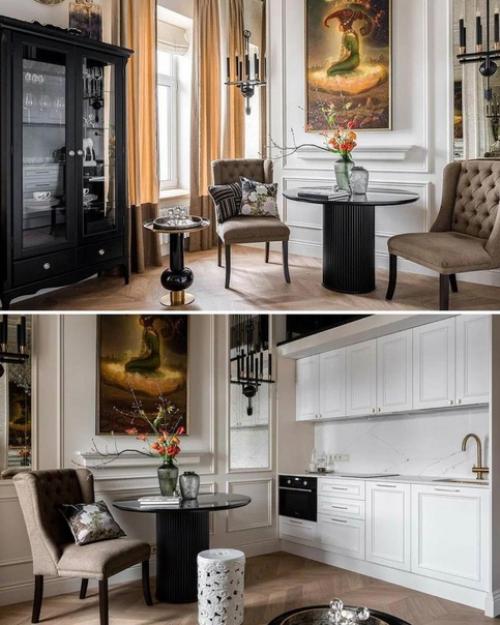 Владелица этой квартиры обратилась к дизайнеру Ирине лагоде, чтобы оформить пространство в парижском стиле с ощущением французского шика. 01