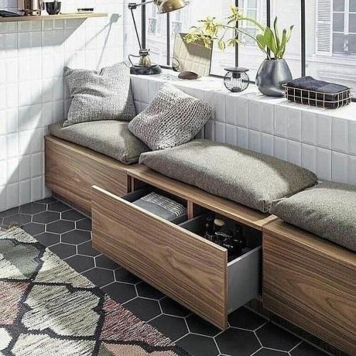 Сколько интересных идей для санузла и кухни. 07