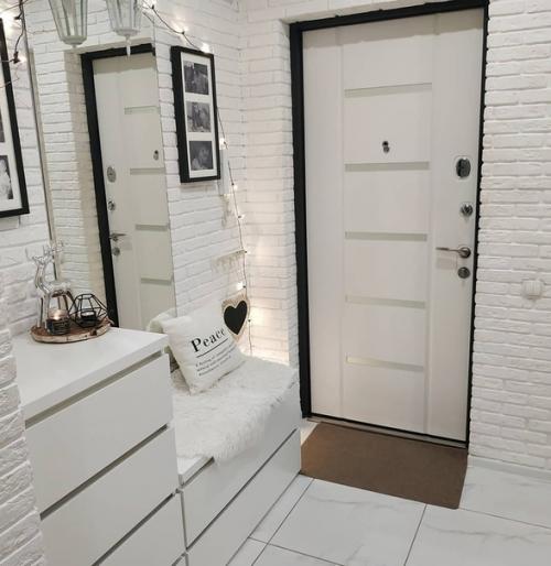 Наша квартира в белом цвете весь ремонт делали своими руками, дизайн тоже свой. 07