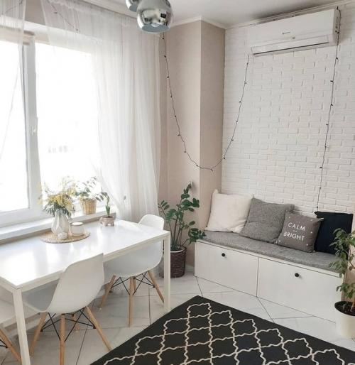 Наша квартира в белом цвете весь ремонт делали своими руками, дизайн тоже свой. 02