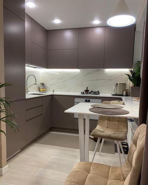 Три прекрасных варианта обустройства кухни. 01