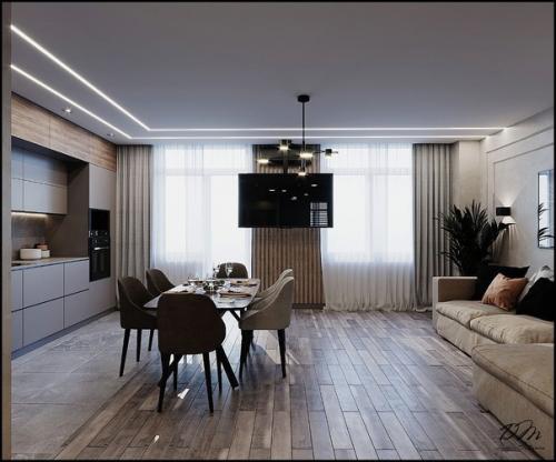 Кухня - студия 40 м 2.