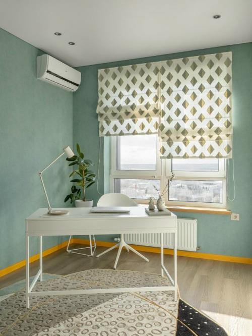 Мятные оттенки словно впускают в дом воздух - они освежают, бодрят и даже в самый жаркий день выглядят прохладными и спокойными. 01