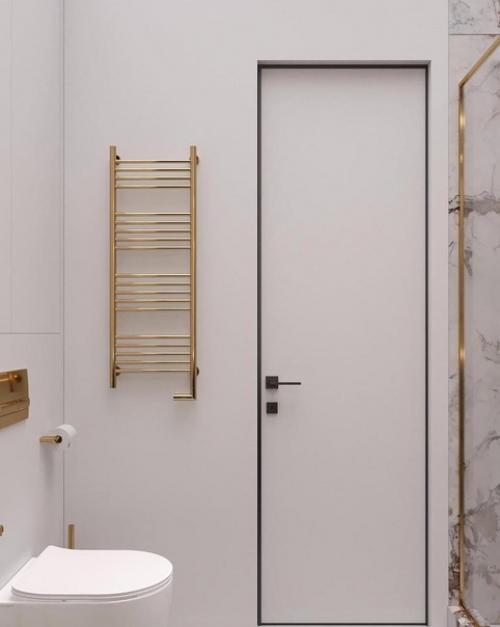 Нестандартный вариант оформления совмещенного санузла. 02