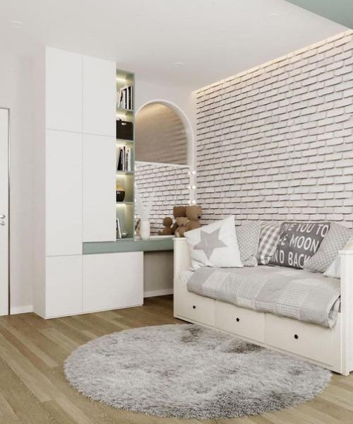 Дизайн проект квартиры в природной цветовой гамме. 04