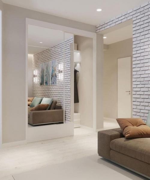 Дизайн проект квартиры в природной цветовой гамме. 03