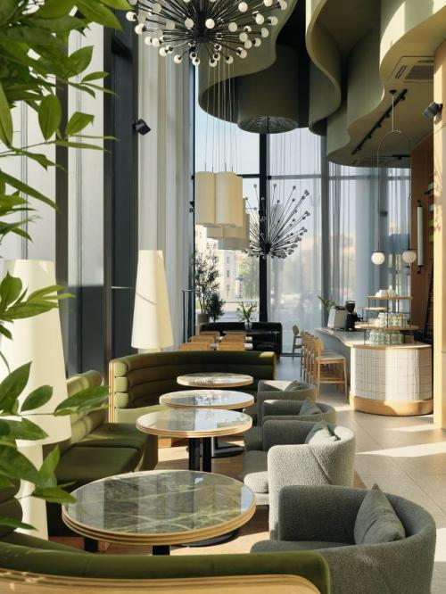 Этот ресторан выглядит так, будто внутри поселилась весна. 05