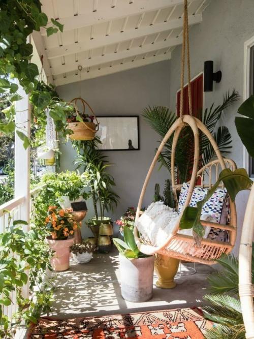 Балкон в духе бохо: пространство для отдыха без расписания. 02 Балкон в духе бохо: пространство для отдыха без расписания. 02