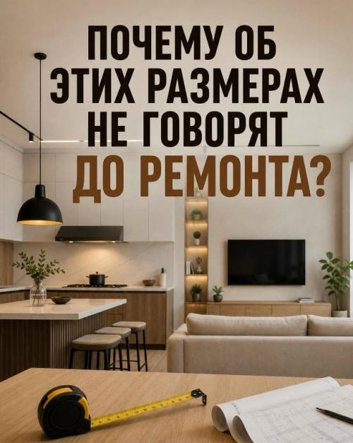 Почему об этих размерах не говорят до ремонта? 

