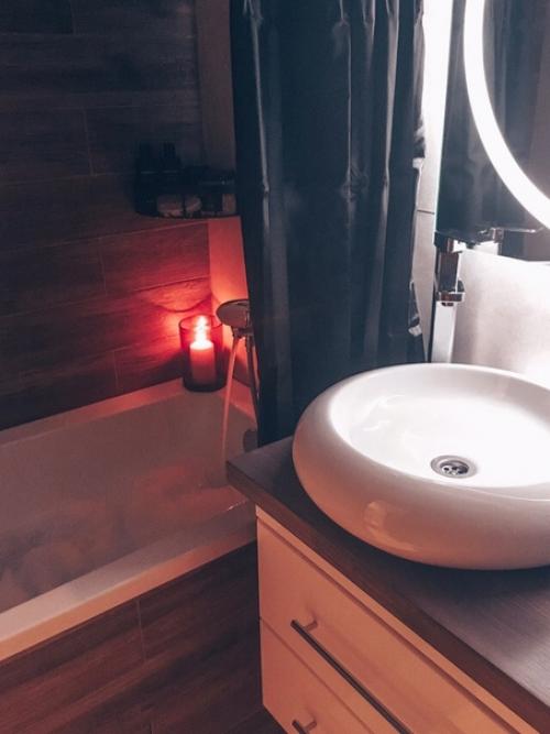 Атмосферная ванная комната от нашей подписчицы. 01