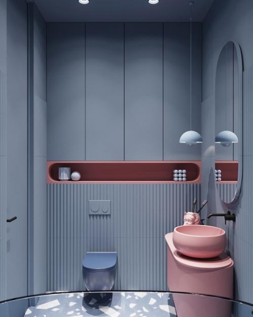 Какой глубоки цвет в санузле. 02