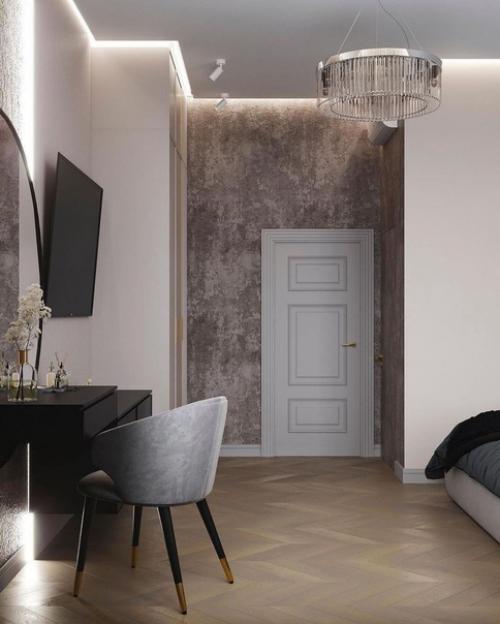 Прекрасное оформление спальни. 06