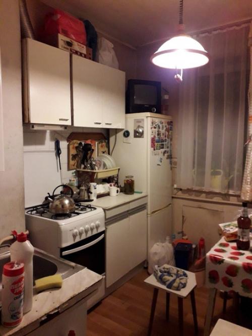 Есть тут любители кухни в черном цвете наше было_стало.