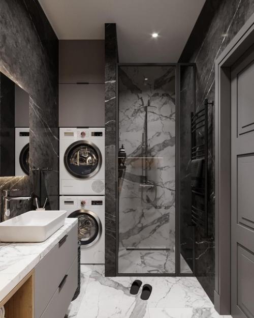 Стильный и современный санузел. 01