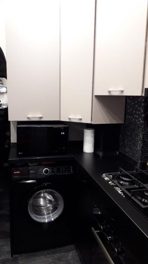 Есть тут любители кухни в черном цвете наше было_стало. 06