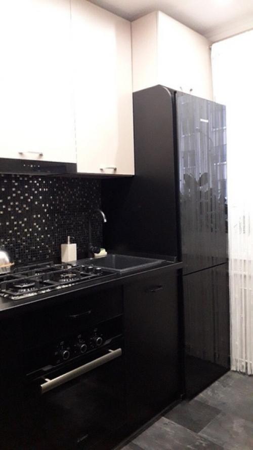 Есть тут любители кухни в черном цвете наше было_стало. 04