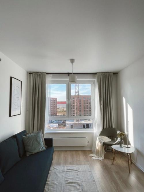 От подписчицы:  Вот и наш ремонт, только делали под сдачу в аренду. 01