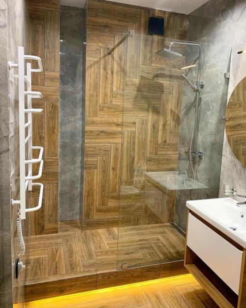 Интересное сочетание в интерьере получилось. 02