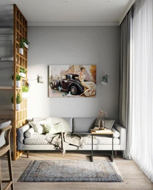 Дизайн смарт квартиры, площадь 17 кв. 04