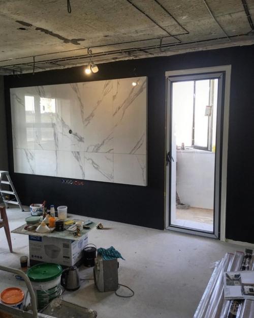 Поделюсь процессом работы в гостиной во время ремонта. 03